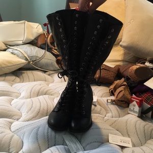 Lace up boots